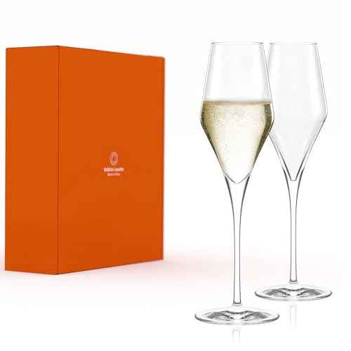 Quatrophil Champagne Glasses Crystal (2 Count)