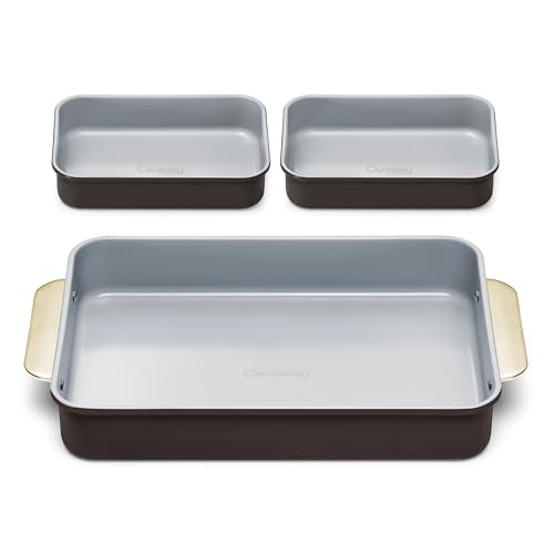 Non Stick Rectangle Baking Pan Set (3 Count)