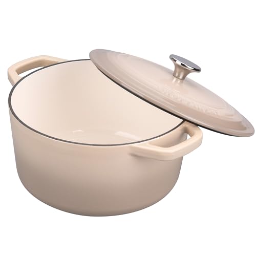 Enameled Cast Iron Dutch Oven Pot with Lid