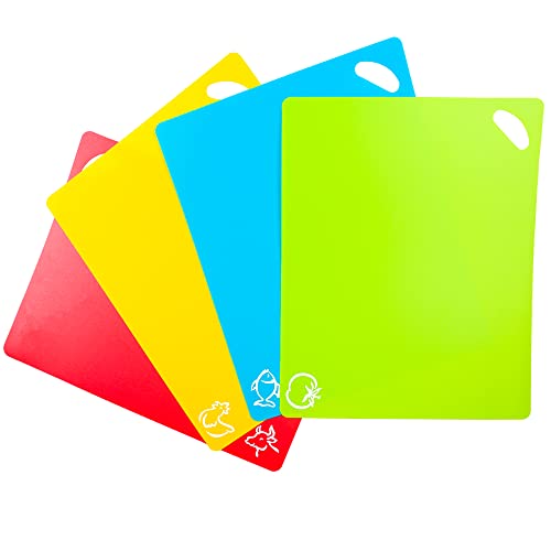 Flexible Cutting Boards Set (4 Count)
