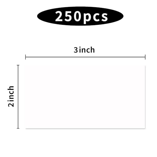 Colored Labels Stickers 3 x 2 Inch