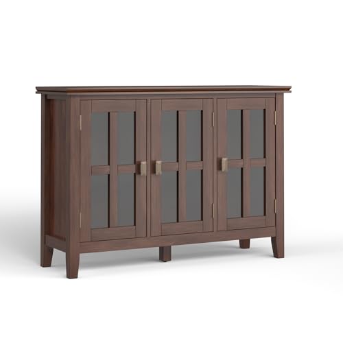 Artisan 44" Wide Solid Wood Cabinet in Russet Brown