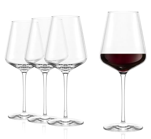 Quatrophil Bordeaux Wine Glasses Crystal (4 Count)