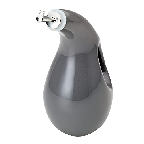 48465 Ceramic EVOO Oil and Vinegar Dispensing Bottle with Spout