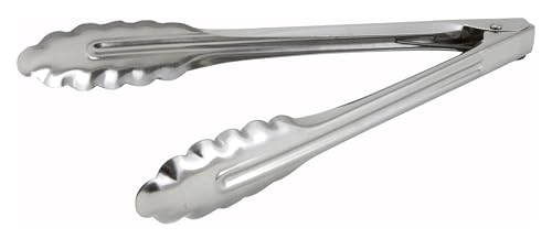 Coiled Spring Medium Weight Stainless Steel Utility Tong