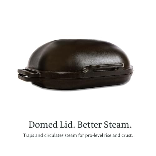 Challenger Bread Pan Cast Iron Loaf Pan with Lid + Care Kit for Artisan Sourdough and Homemade Bread Baking