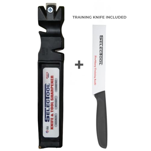 2 Piece Knife Sharpening Tool Kit with Practice Knife (2 Count)