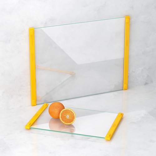 Tempered Glass Cutting Board for Kitchen (2 Count)