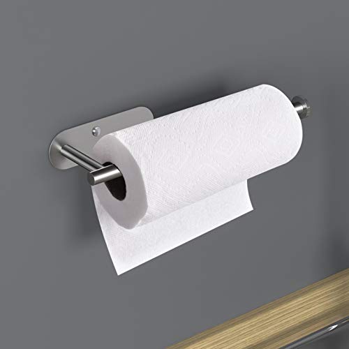 Adhesive Paper Towel Holder Under Cabinet Mount