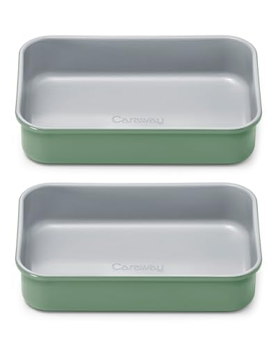Non Stick 9" x 6.5" Small Rectangle Baking Pan Duo (2 Count)