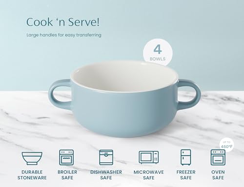 Soup Crocks Ceramic Bowls (4 Count)