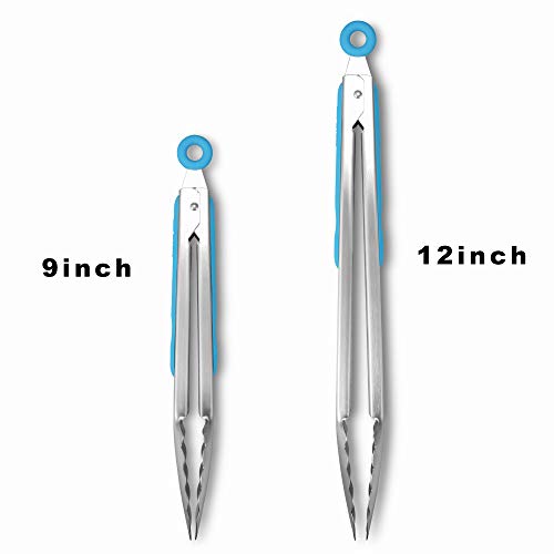Premium 304 Stainless Steel Tongs Set