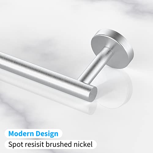 2 Pieces Brushed Nickel Bathroom Towel Bar