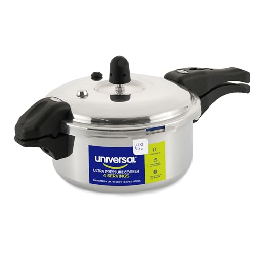 3.7 Quart / 3 Liter) Olla de Presion, Aluminum Pressure Pot with 6 Safety Systems, 4-Serving Stovetop Cooker, Pressure Cooker made in Colombia, 25-Year Warranty
