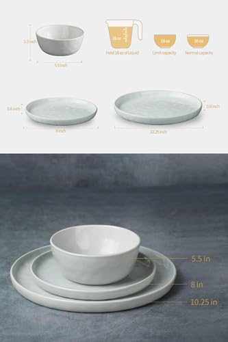 Mars Stoneware Dinnerware Set for 8