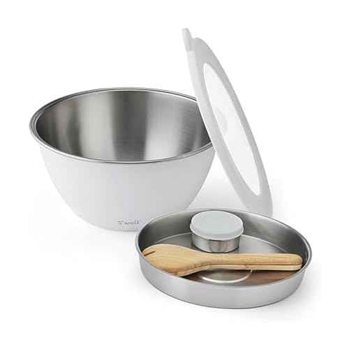 Stainless Steel Salad Bowl Kit XL 184oz