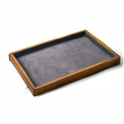 Wood Flat Jewelry Tray Stackable Jewelry Drawer Organizer Showcase Jewelry Holder