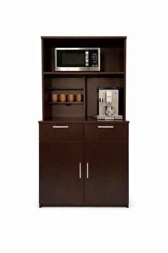 Single Door Microwave Hutch Cabinet for Office Breakroom