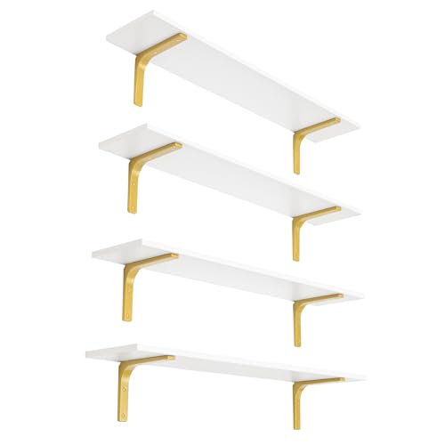 Long Wall Shelves (4 Count)