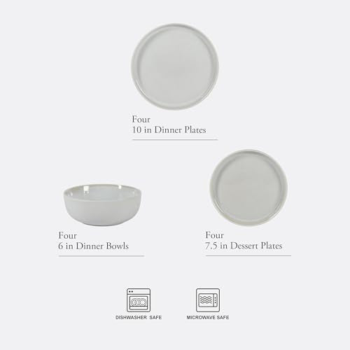 Tahoe Sunset 12 Piece Stoneware Reactive Glaze