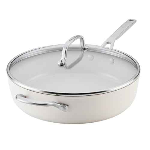 Hard Anodized Ceramic Saute Pan with Lid