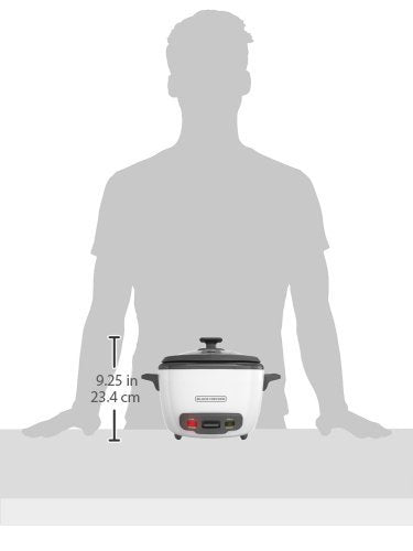 2-in-1 Rice Cooker and Food Steamer, 16 Cup (7 Cup Uncooked), White, RC516C
