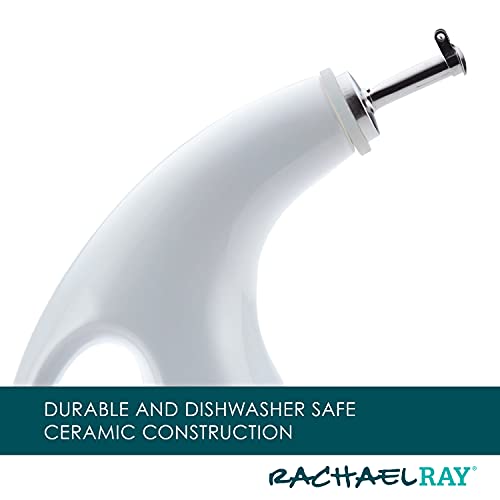 Ceramic EVOO Oil and Vinegar Dispenser Bottle