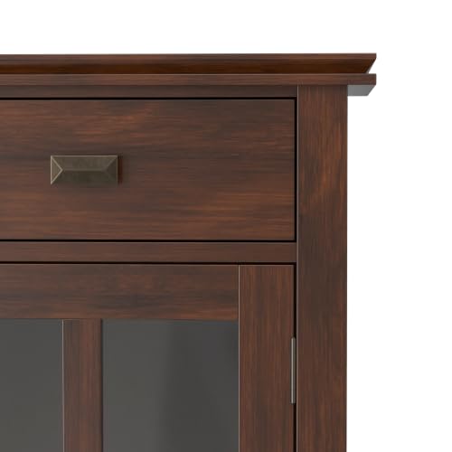 Artisan 36" Wide Solid Wood Cabinet in Russet Brown
