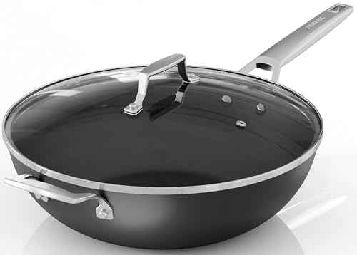 12.5 Inch Nonstick Frying pan with Lid