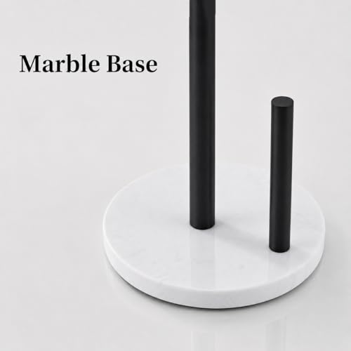 Matte Black Paper Towel Holder for Kitchen Countertop