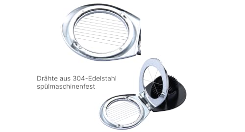 Multi Function Stainless Steel Egg Slicer for Hard Boiled Eggs