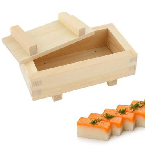 Wooden Rectangular Sushi Press Mold Maker Rice Mold Rice Cake Mold Oshizushi Mold Box