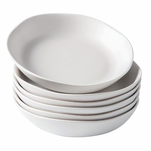 9.75'' Large Ceramic Pasta Bowls (6 Count)