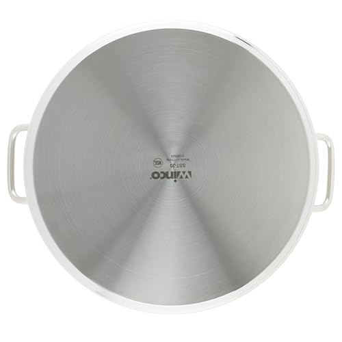Silver 20 qt Stainless Steel Stock Pot with Cover