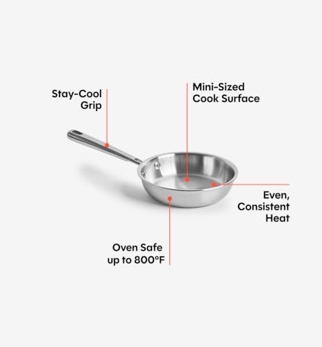 5 Ply Stainless Steel 6" Frying Pan