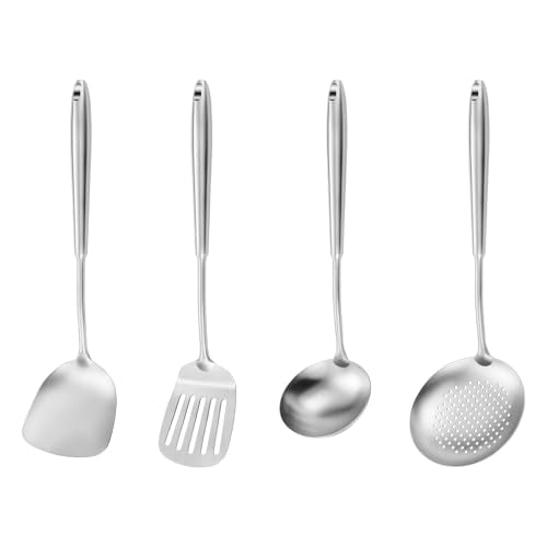 15" Wok Spatula and Ladle (4 Count)