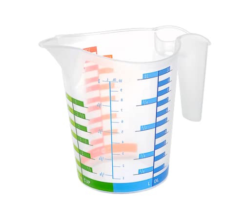 Measuring Cup Set 1 Cup and 1 Quart Plastic
