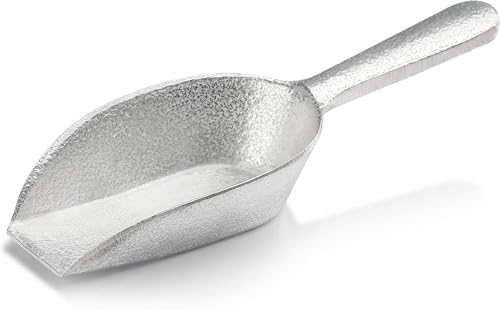 Cast Aluminum Flat Bottom Utility Scoop