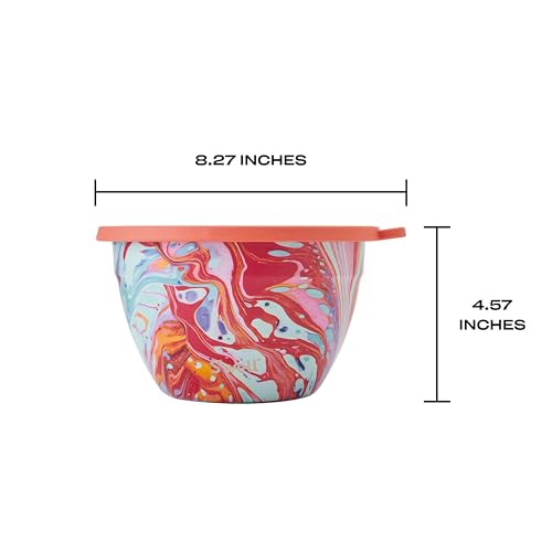 Stainless Steel Salad Bowl Kit 64oz