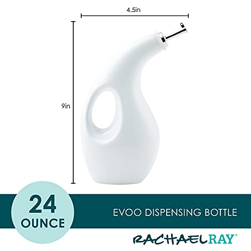 Ceramic EVOO Oil and Vinegar Dispenser Bottle