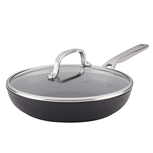 Hard Anodized Induction Frying Pan with Lid