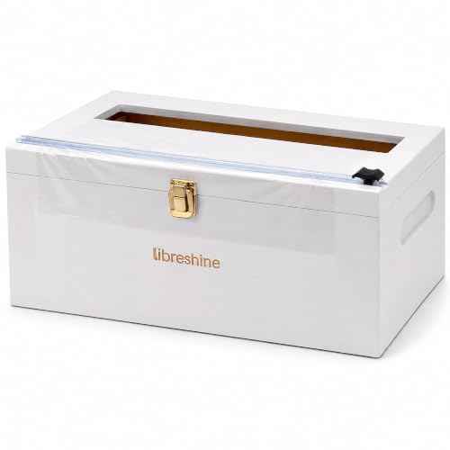 12 Inch Bamboo Plastic Wrap Dispenser with Cutter