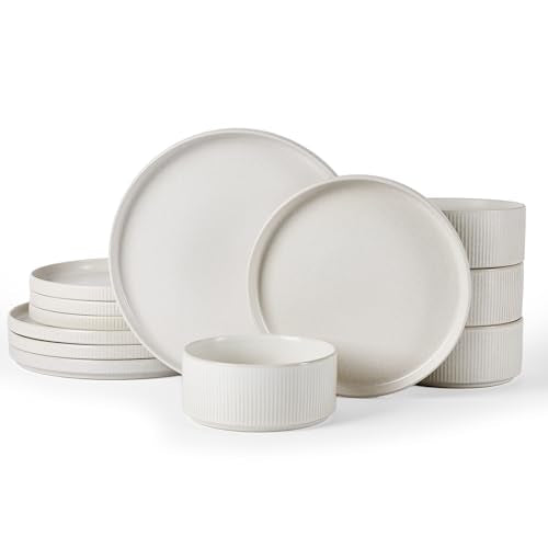 Star Stoneware Dinnerware Set (12 Count)