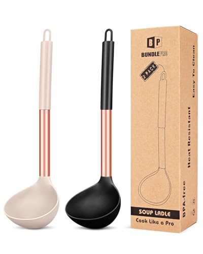 Silicone Soup Ladle Spoon (2 Count)