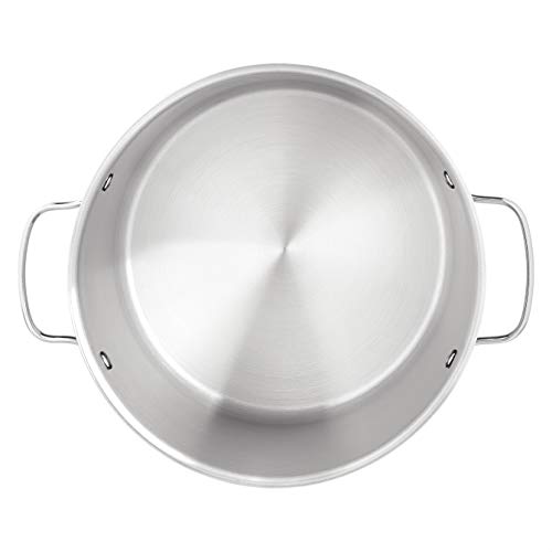 Stainless Steel Induction Compatible Stock Pot with Glass Lid
