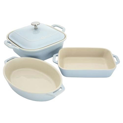 Ceramic 4 pc Baking Pans Set