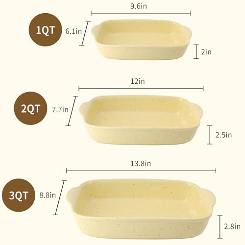 Casserole Dish Set of 3