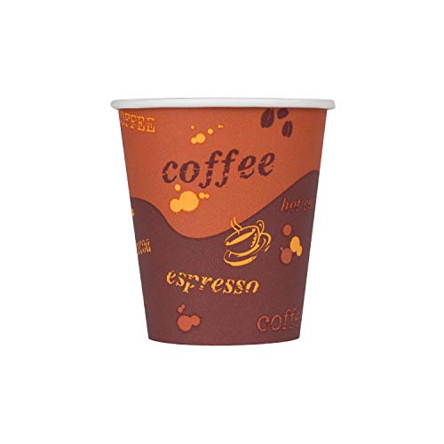 10oz - 1,000ct Coffee Cups, Paper Hot Cups, 90mm Diameter (1000 Count)
