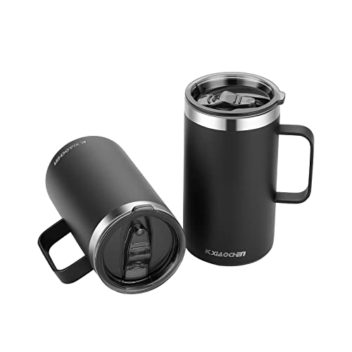 2 Pack 20 oz Insulated Coffee Mugs (2 Count)