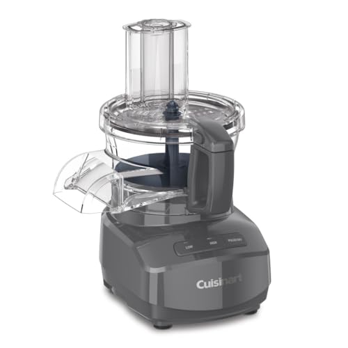 9 Cup Continuous Feed Food Processor with Fine and Medium Reversible Shredding and Slicing Disc
